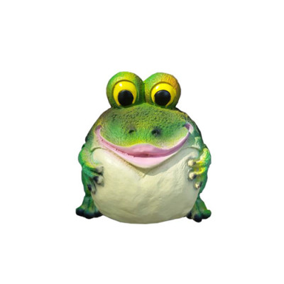 Modern Frosch Deko Kunststoff Figur Höhe 25 cm