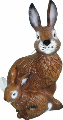 Design Hase Figur Garten Statue Skulptur Figuren Skulpturen Dekoration Neu c649
