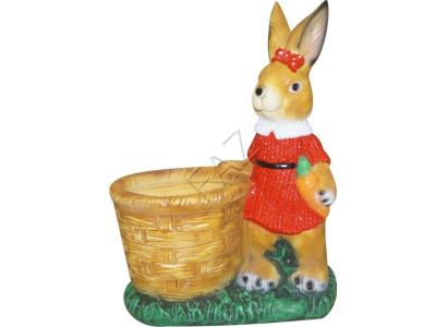Design Hase Figur Garten Statue Skulptur Figuren Skulpturen Dekoration c792
