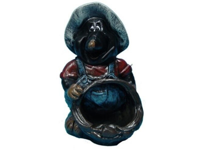 Design Vase Maulwurf Design Skulptur Figur Statue Statuen Figuren Dekoration Neu