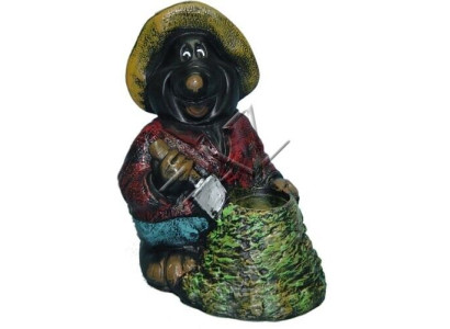 Design Vase Design Skulptur Figur Maulwurf Statue Statuen Figuren Dekoration Neu