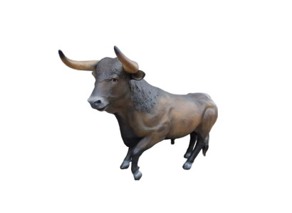 Stier Lebensgroße Figur Dekoration Statuen Skulptur Garten Deko Figuren 240cm