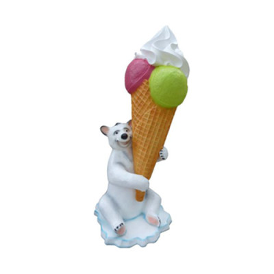 Ice Cream Figure Statue Aufsteller Eisdiele Restaurant Gastronomie Statuen 215cm