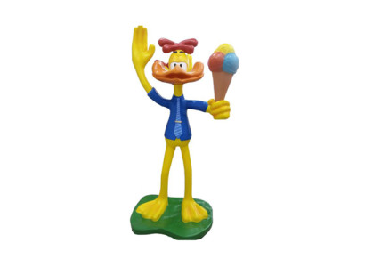 Skulptur Ente mit Eis Werbung Eisdiele Figuren Statuen Aufsteller 205 cm Comic