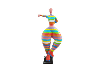Moderne Figur Ballerina PVC Skulptur Dekoration 85cm Deko Figuren Statuen Neu