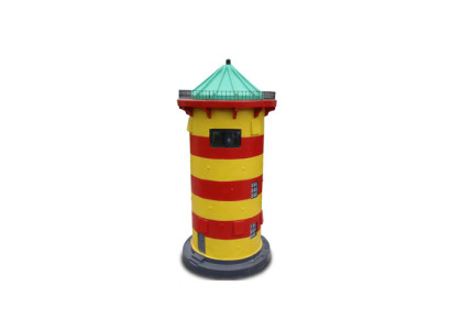Skulptur Leuchtturm Figuren Statue Figuren Statuen Skulpturen 110cm Plastik Neu