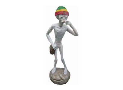 alien Kiffer Lustig Deko Figur Statue Skulptur 132 cm Figuren Statuen Skulpturen