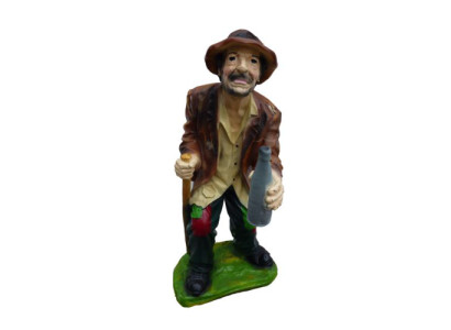 Deko Figur Statue Skulptur 95cm Figuren Statuen Skulpturen Alkoholiker Obdachlos