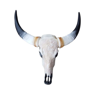 Bulle Rinderschädel Dekoration nicht Echt 69cm Wand Design Deko Wand Schädel