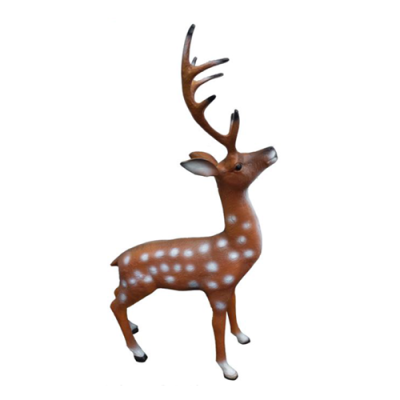 Schöne dekorative moderne Skulptur eines Hirsches, Figurenhöhe 75 cm.