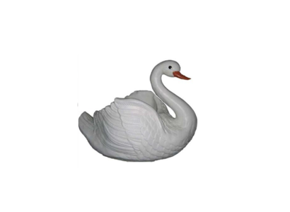 Schwan Dekorative Statue Garten Figuren Statuen 34cm Lebensgroß Figur Plastik