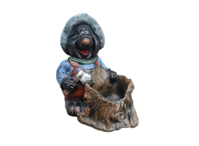 Design Figur Statue Figur Dekoration Deko Statuen Kunststoff Skulptur Maulwurf