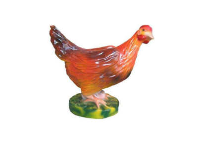 Deko Figuren Henne aus Kunststoff Osterdeko Huhn Garten Figur Höhe 32 cm Neu