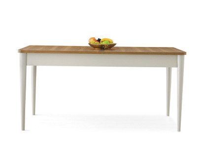 Esstisch Tisch Holztisch Essecke Beige Esszimmer Holz Ausziehbar