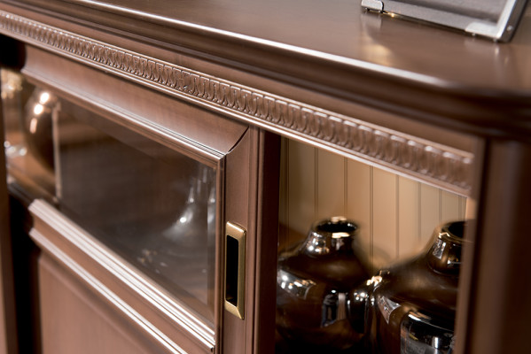 Hausbar Schrank Wohnzimmer Schränke Barschrank Vitrine Italienische Möbel Holz