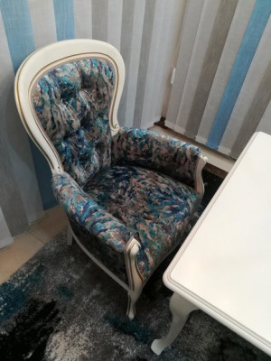 Esstisch designer Sitz Lehnstühle Stuhl Garnitur Tisch + 6 Stühle Set