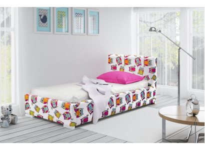 Jugendbett Kinderbett Kids Design Modern Bett Kinderzimmer 90 cm Bettkasten Neu