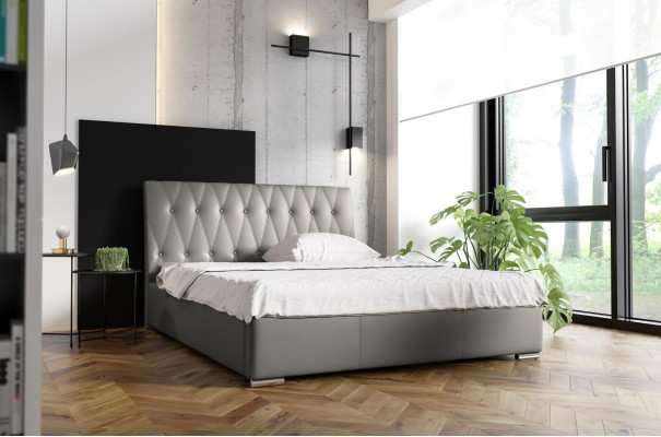 Doppelbett Bettrahmen Ehebett Bettgestell Bett Polsterbett Betten Polyester Neu