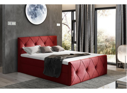 Bettkasten Bett Schlafzimmer Betten Boxspringbett Textil Design Doppel Hotel Neu