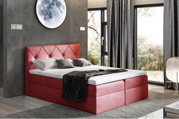 Modern Bett Schlafzimmer Betten 200x200 Boxspringbett Textil Design Doppel