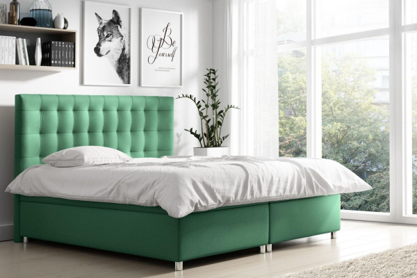 Bettkasten Polsterbett Boxspringbett Design Doppel Hotel Modern Bett 160x200 Neu