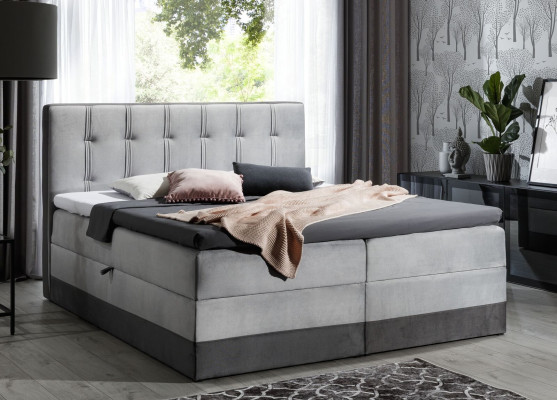 Boxspringbett Möbel Doppel Hotel 180x200 Schlafzimmer Bett mit Bettkasten Neu