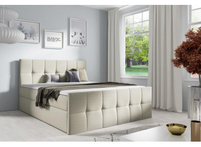 Bett Bettkasten Boxspringbett Schlafzimmer Polster Design Doppel Modern