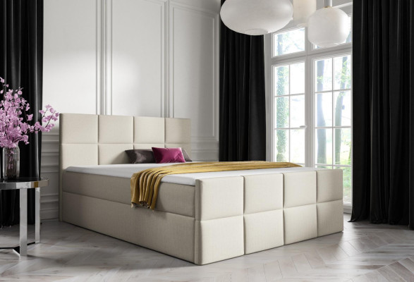 Bett Bettkasten Boxspringbett Schlafzimmer Polster Design Doppel Hotel Modern