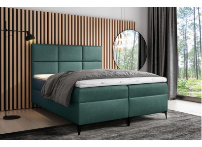 Boxspringbett Textil Design Doppel Hotel Modern Bett Schlafzimmer Betten 200x200