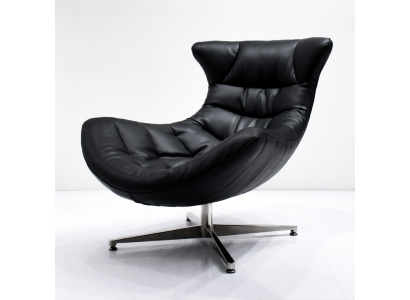 Sessel Design Couch Sofa Sitzer Leder Lounge Club Polster Luxus Ohren Sitz Relax