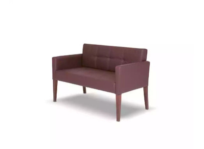 Rosa Zweisitzer Couch Arbeitszimmer Sofa Büromöbel Set Sofa Sitzmöbel
