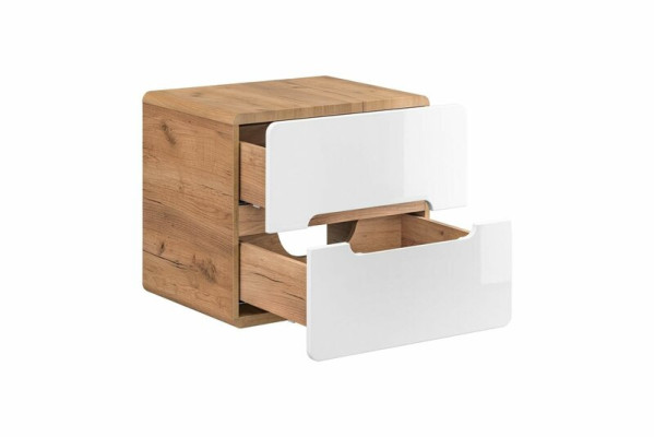 Hängeschrank Schrank Regal Eiche Weiß Apotheken Regale Wandschrank