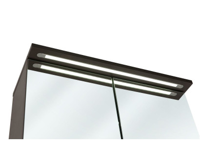 Spiegelschrank Wandschrank Badezimmerschrank mit Deko Spiegel 80 cm LED