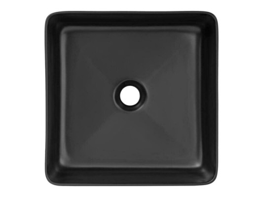 Waschtisch Schwarzer Aufsatz Tisch Platte Waschbecken Becken Aufsetzen Keramik