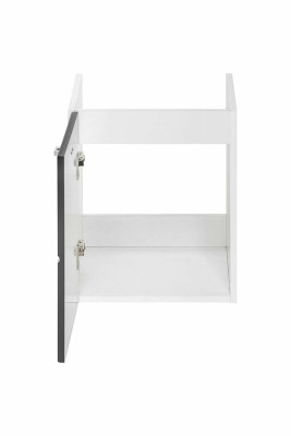 Badmöbel Set 40cm Waschbecken mit Unterschrank Waschtisch Schublade Hängeschrank