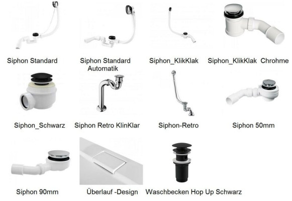 Badmöbel Set 40cm Waschbecken mit Unterschrank Waschtisch Schublade Hängeschrank