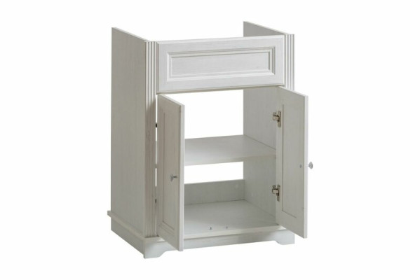 Badmöbel Antik Stil Becken Landhaus Badezimmer 60cm Waschbecken