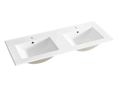 Waschtisch Keramik Doppel Handwaschbecken Badkeramik Waschtisch