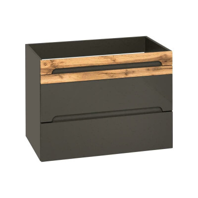 Badmöbel Set 80cm Waschbecken mit Unterschrank Modern Dekorative Waschtisch