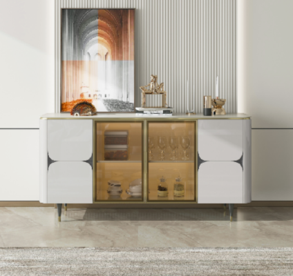 Kommode Holz Schränke Anrichte Weiß Möbel Sideboard Schrank Modern Neu