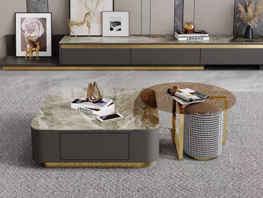 Wohnzimmer Möbel Luxus Grau Couchtisch Design Tisch Kaffee Tische Neu
