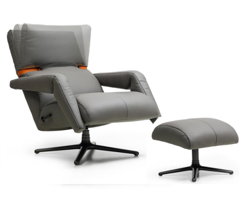 Luxus Sessel Möbel Club Lounge Relax Kunstleder Einrichtung Wohnzimmer