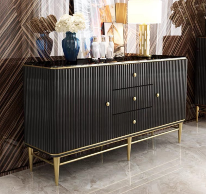 Möbel Wohnzimmer Kommoden Sideboard Luxus Holz Schrank Designer Neu