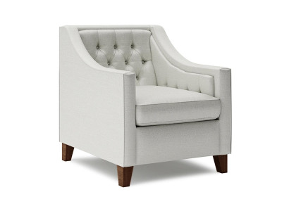 Stuhl 1x Esszimmer Polsterstuhl Fernseh Lounge Textil Sitz Sessel Chesterfield