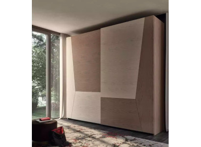 Kleiderschrank braun Schlafzimmer Material Holz Schrank Luxus Modern