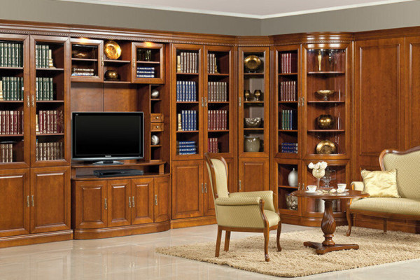 Klassischer RTV Aufsatz Elemente Schranksystem Model BA-NRTV Aufsatz