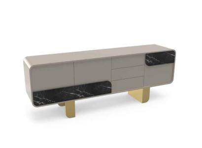 Designer Sideboard Spiegel Design Möbel Konsole Holz Kommode 