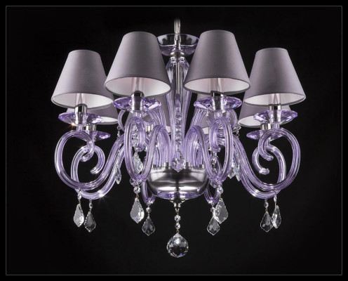 Cover Bohemia Moderne Kronleuchter Lampe Leuchtende Lampe Kristall Kerzenständer Neun