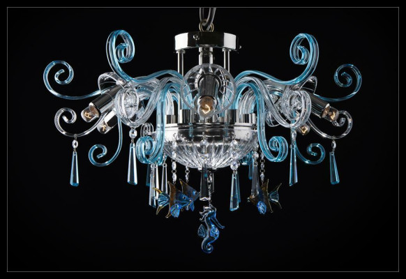 Decken-Pendelleuchte Deckenleuchte Spot Kronleuchter Bohemia Cristal