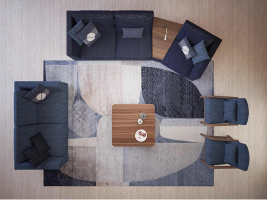 Modern Set Zweisitzer Dreisitzer Sofa Couch Luxus Stoffsofa Design Sessel Möbel